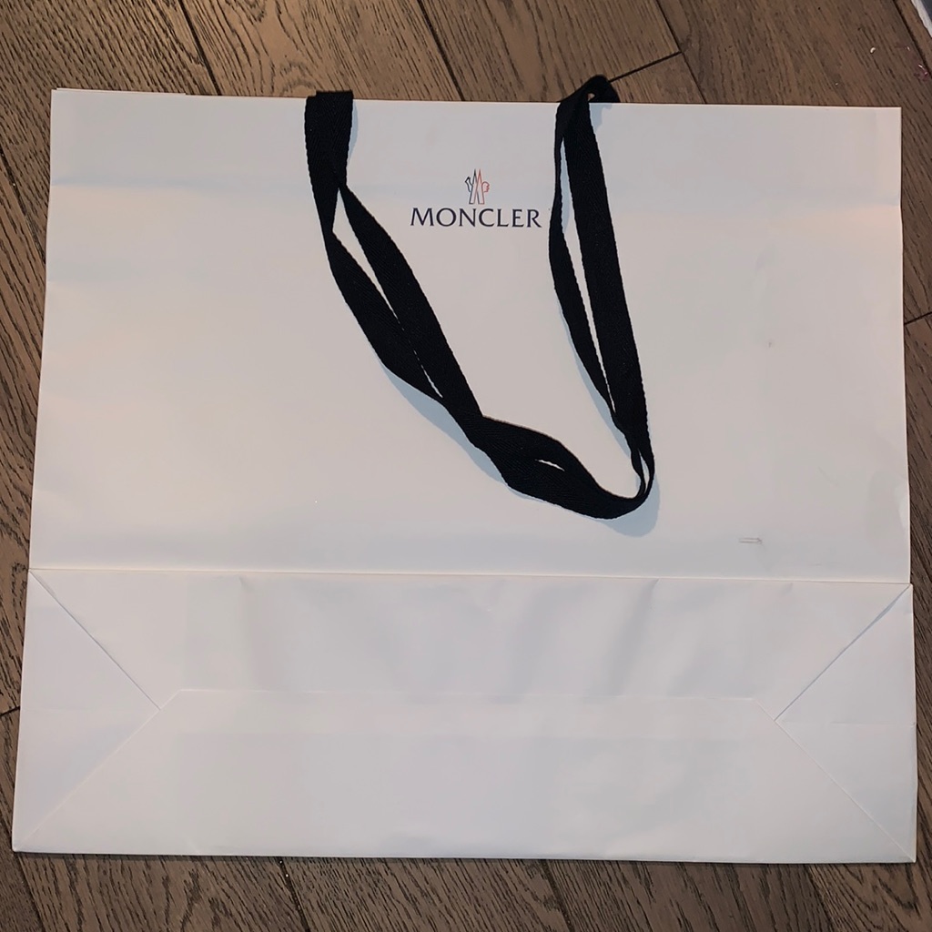 Moncler Paper Shopping Bag